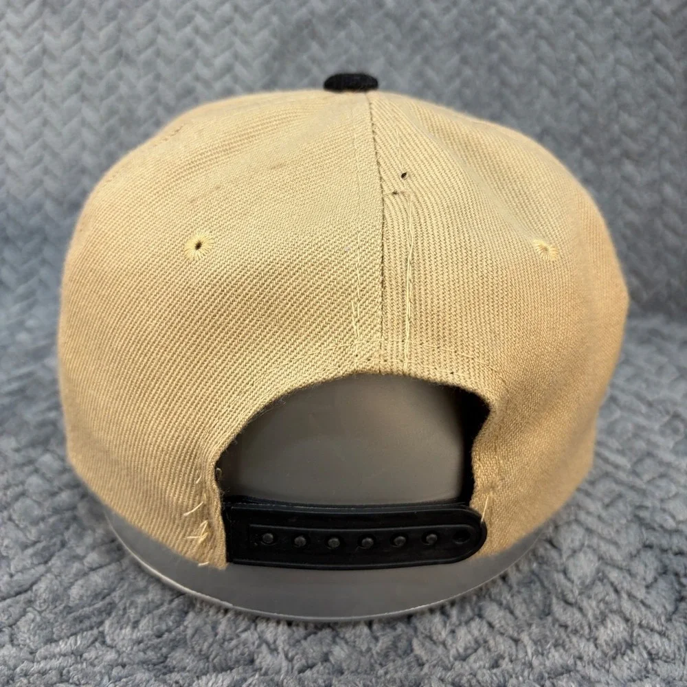 Los Angeles Airsport 1988 Snapback Hat Tan Black Embroidered A Logo Cap